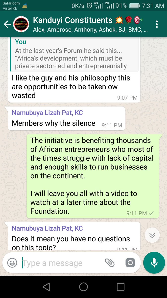 Ke17Teep's tweet photo. @TonyOElumelu And last night I had a rear chance to be hosted by a local WhatsApp group to discuss the funding opportunities of TEF. https://t.co/haE91wRD57