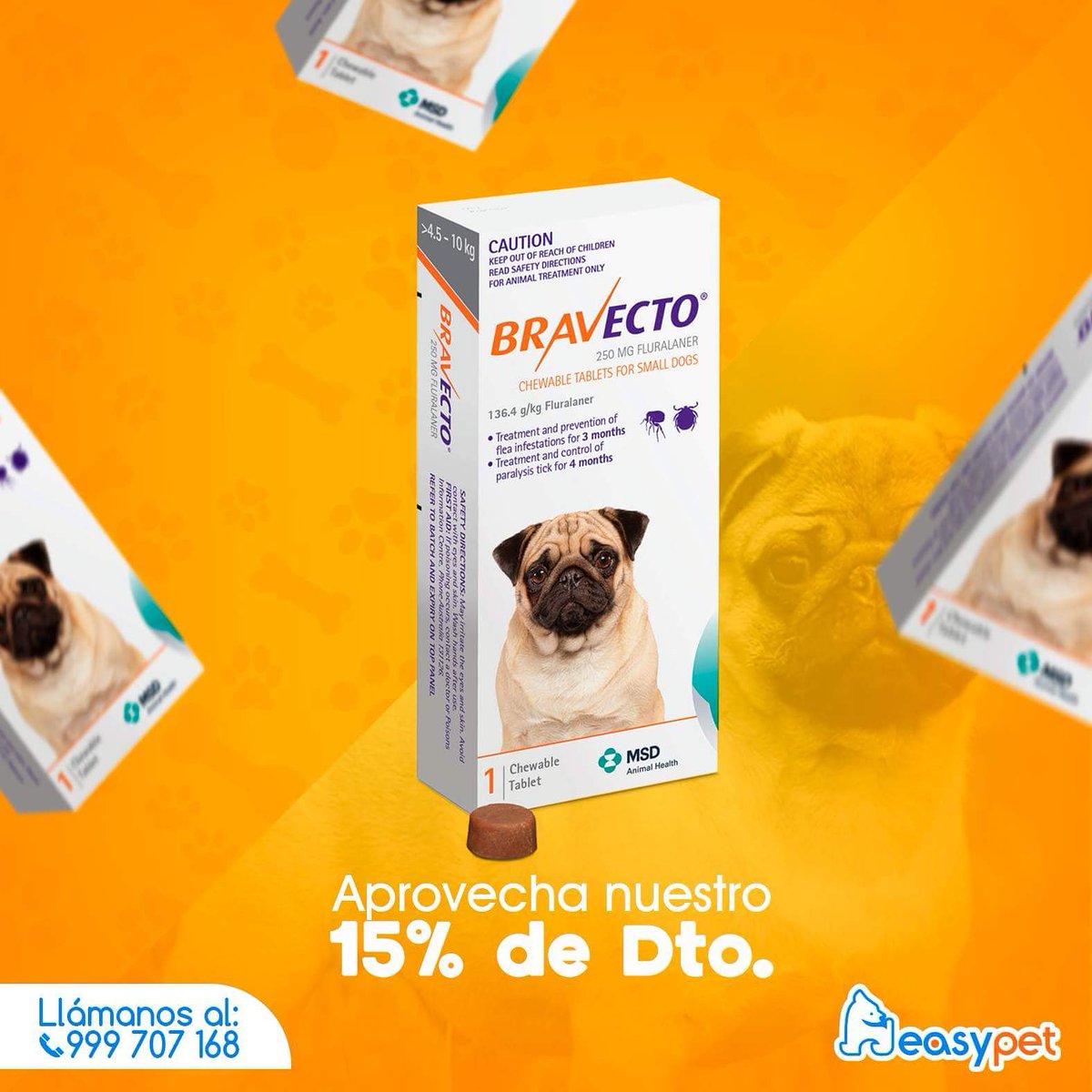easypet_'s tweet photo. Últimas semanas de descuento en #Bravecto https://t.co/kjmWeSW61d https://t.co/9n43i8oHnv