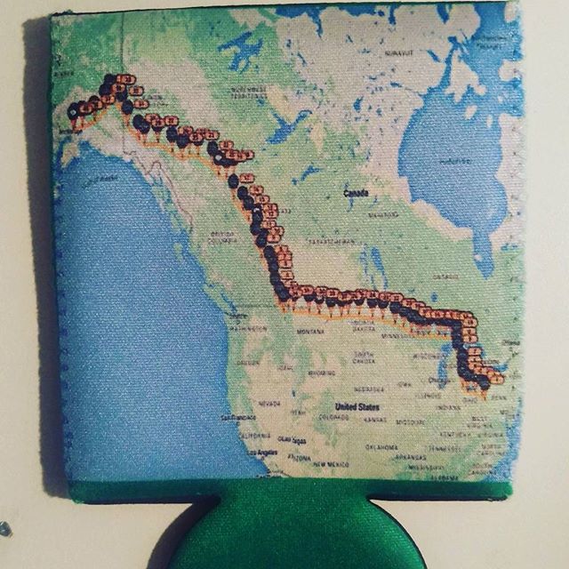 TiffanyONeill's tweet photo. Check out this custom Koozie I just made of a girls trip to Alaska through the GPS! #handmade #customkoozies #tiffanyostudio #makersgonnamake #birthdaygift #etsy #ecommerce #entrepreneur #shoplocal #Shopify #beverage #thisiscle #drinkup #girlboss #bossba… https://t.co/ixEfG7LG9U https://t.co/hKRb20P3NU