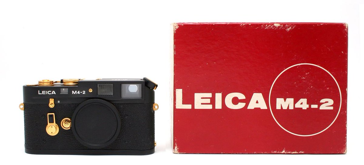 OCcamera's tweet photo. Rare black & gold Leica M4-2 film camera body with box
Only 15 made !
Available now at OC Camera
#occamera #leica https://t.co/pSfN4NSXFf