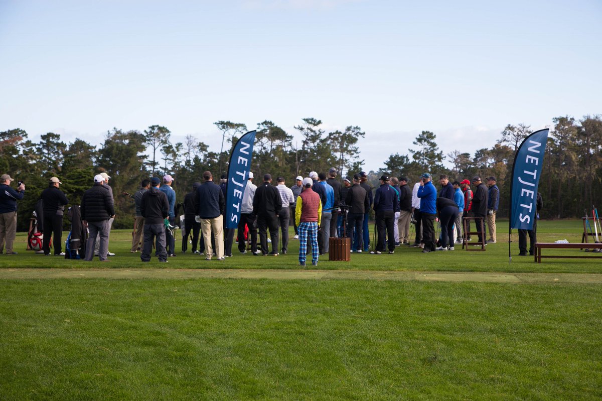 NetJets's tweet photo. #NetJets PGA TOUR pros joined Owners for the 3rd annual #NetJetsCup. #OnlyNetJets https://t.co/RTNQovQKoD