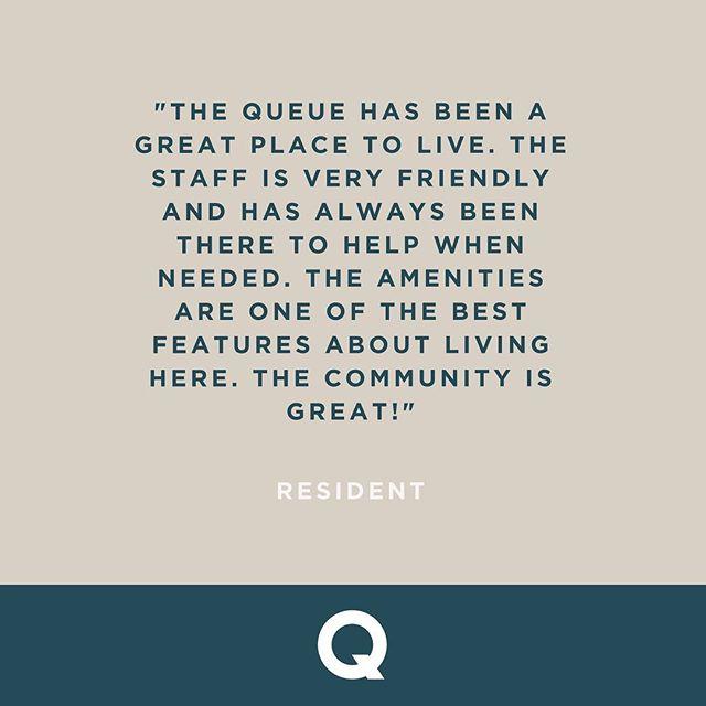 TheQueueApt's tweet image. We're always here to help you live your best life at The Queue. Thank you for such a glowing review!