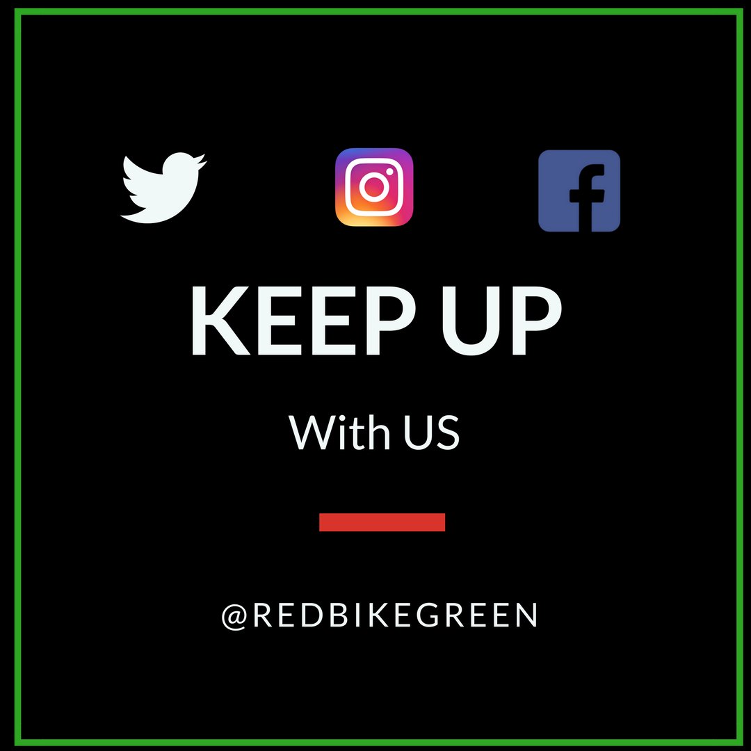 Don’t miss out on any of our content! Make sure you’re staying connected to Red Bike &amp; Green across all platforms!