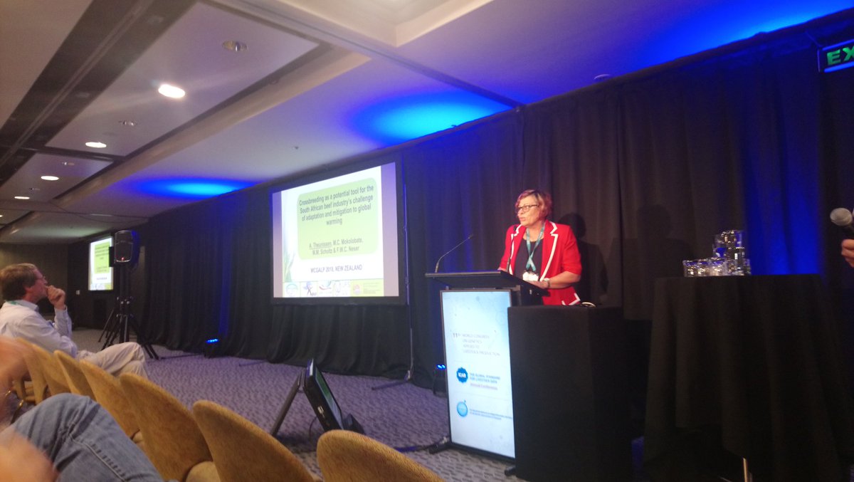 Great to hear a talk so close to my own research: results of beef crossbreeding strategies in South Africa from Anette Theunissen, showing the potential to use combinations of diverse breeds to increase efficiency <a href="/ICAR_WCGALP2018/">ICAR, Interbull & WCGALP 2018</a>