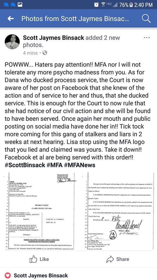 LisaLeaks1269's tweet photo. LIES, AND MORE LIES. 1st, I, Lisa Key did respond. 2nd, the logo has been taken off all MY sites, profiles, etc, UNTIL THE 20TH.3rd I, Lisa Key stole nothing,have a binding contract with the creator.4th,posting your rants and lies will be your demise.
#scottbinsack https://t.co/B8dnojkLez