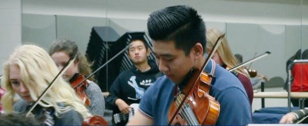 SinfoniaNuPi's tweet photo. “Music is a universal language, a safe space, and a way to express how you feel without having to say a single word. Music is what gets me up in the morning and what gets me through the day.” - Probationary Member Paul Le https://t.co/LBSeoAIynS