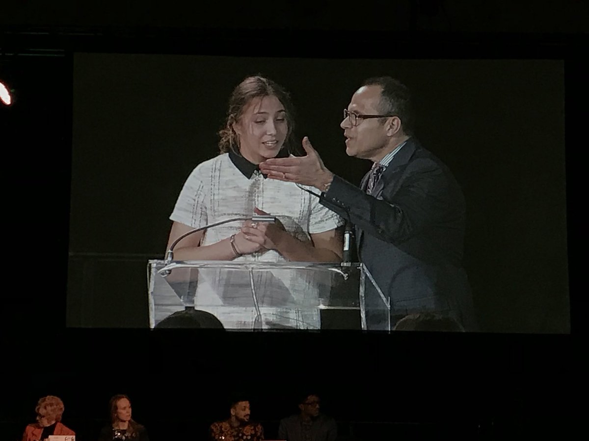 SpartansAtMTS's tweet photo. Congratulations to Jessie Forcey for being named this year’s #SPECTRA female recipient! We are so very proud of you! #SpartanPride #mtsamazingyear #MTS @LDCSBSchools https://t.co/HZIN86DfNK