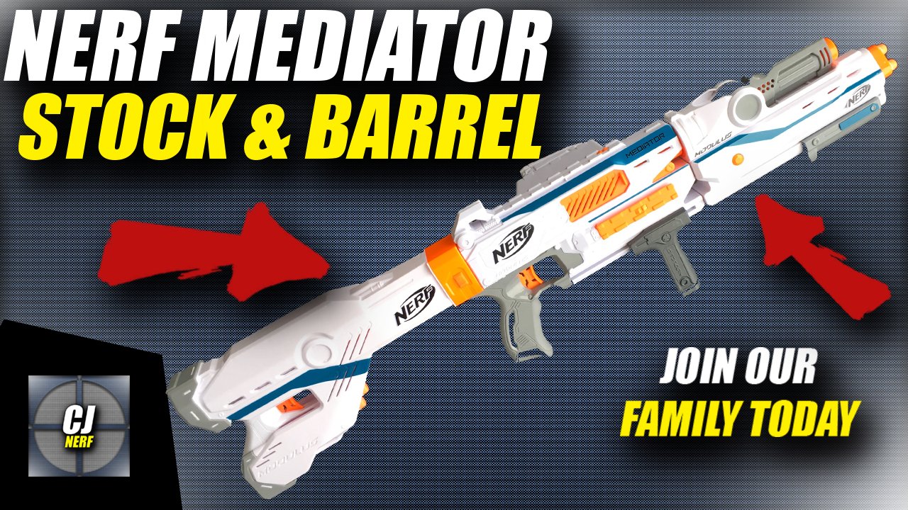 nerf mediator stock and barrel