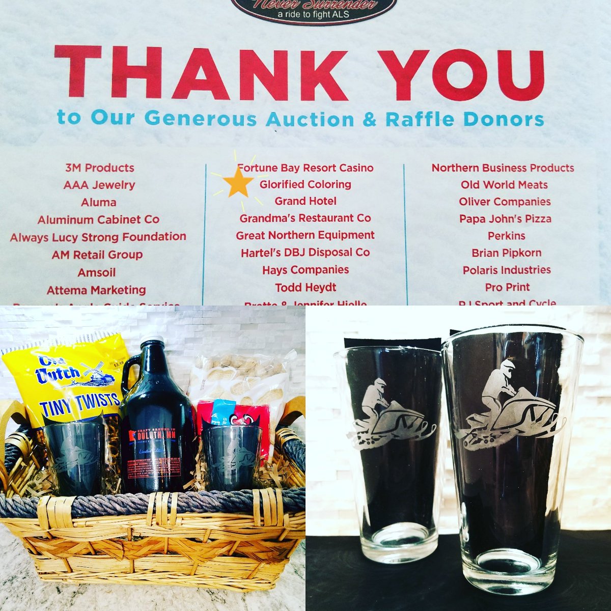 GlorColoring's tweet image. So proud to say Glorified Coloring was able to sponsor 3 riders this year. A special thanks to all sponsors and contributors - together we raised over $1M to fight ALS. 
Want the pint glasses featured below? Check out my page - 100% of profits donated! 
etsy.com/shop/glorified…