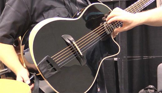 This #namm show clip showcases <a href="/batsonguitars/">Batson Guitars</a>—a Nashville-based custom luthier that unveiled his newest mid-priced production guitar: bit.ly/2Hco7GG