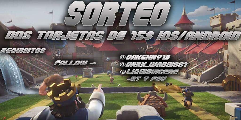 ❌⭕️ SORTEO DE 2 TARJETAS DE 15$⭕️❌
iOS/Android

👉Requisitos:
-RT y like
-Follow:
  <a href="/adrianpiedracr/">AdrianPiedra</a> 
  <a href="/Gakenny19/">Gakenny | גבריאל</a> 
  <a href="/Dark_Warrios1/">Dark Warrios_CR</a> 
  @LiquidVincere 

Acaba el 20/02. Suerte!!🙌💯