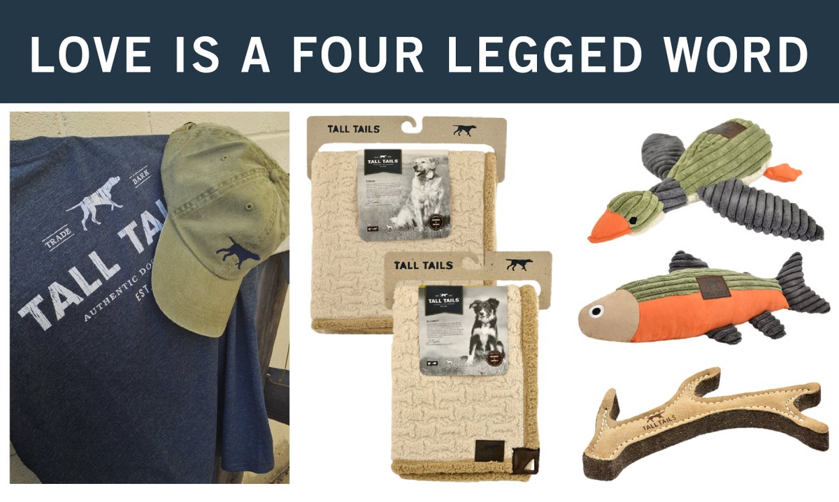 Just two days left to enter our Valentine's Day Giveaway! You and your pooch can win a "Yours and Mine" prize pack that includes a Tall Tails Hat, Shirt and over-sized Blanket for you and a matching blanket and 3 toys for your dog. Enter here: bit.ly/2BrTdWF
