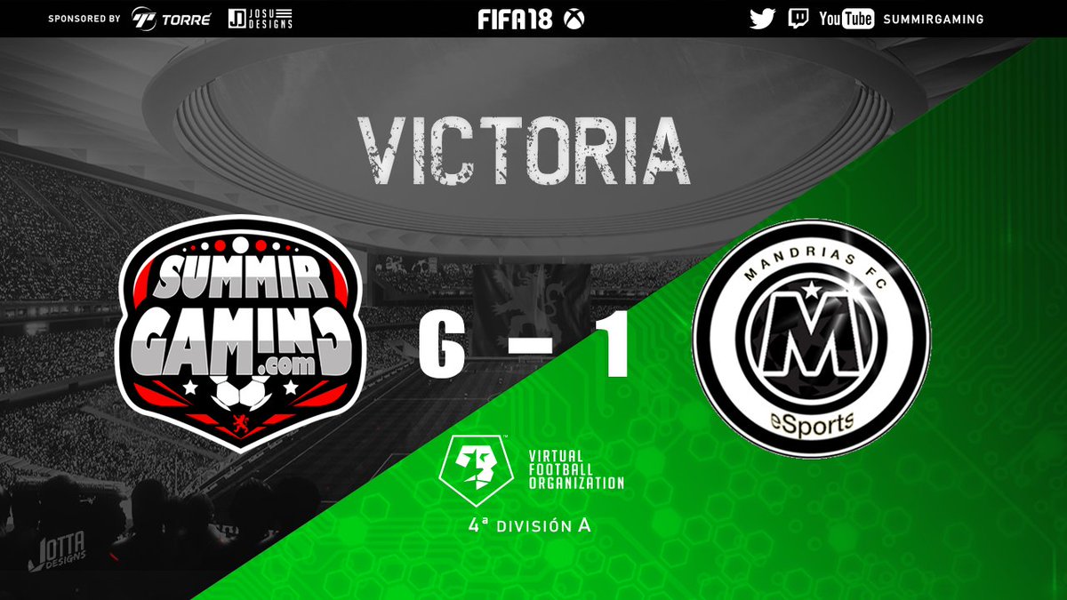MasDeSummir's tweet photo. #FIFA18 | 4ª División A | @VFOspain_xbox #PorFinVFO

🏆Jornada 21: VICTORIA

@SummirGamingFC 6 - 1 @mandriasfc 

⚽️ ⚽️⚽️#Polbobo
⚽️⚽️@MrEme9 
⚽️@FrancisJCampos

👟👟👟👟@jbchuky
👟@XxFerminxX 
👟#Tronkaku

 🎖️#Polbobo 

🦁#GoSummir!! https://t.co/KFs5ORI91n