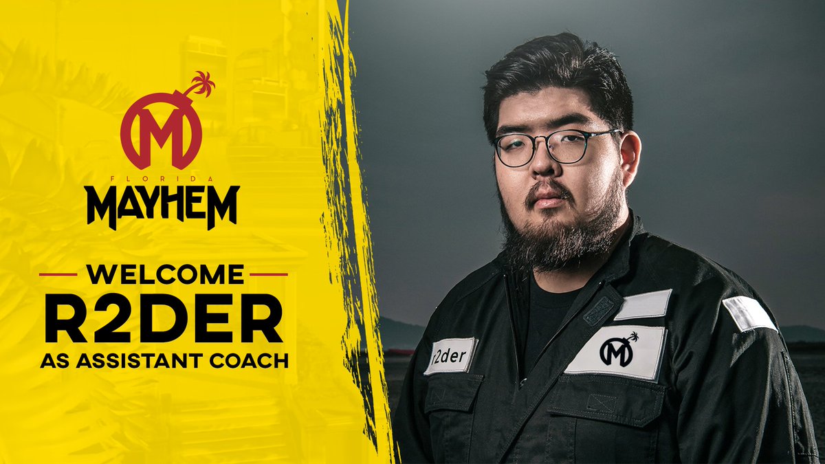 Join us in welcoming our new assistant coach <a href="/hyun_overwatch/">현</a>!

Stay tuned for more announcements in the coming days! 🌴💣

🔗: mayhem.overwatchleague.com/en-us/news/flo…