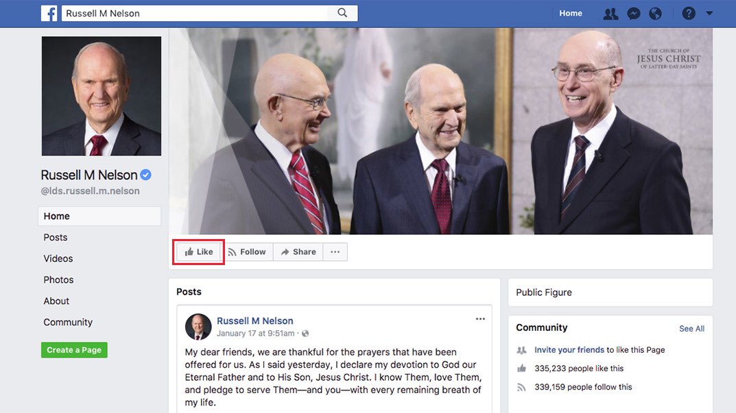 ReligiousEdTech's tweet image. Do you follow the Prophet? 
Follow the members of the First Presidency and the Quorum of the Twelve Apostles on Facebook, Twitter, and other platforms. #LDS #LDSEdTech #prophet
lds.org/general-confer…