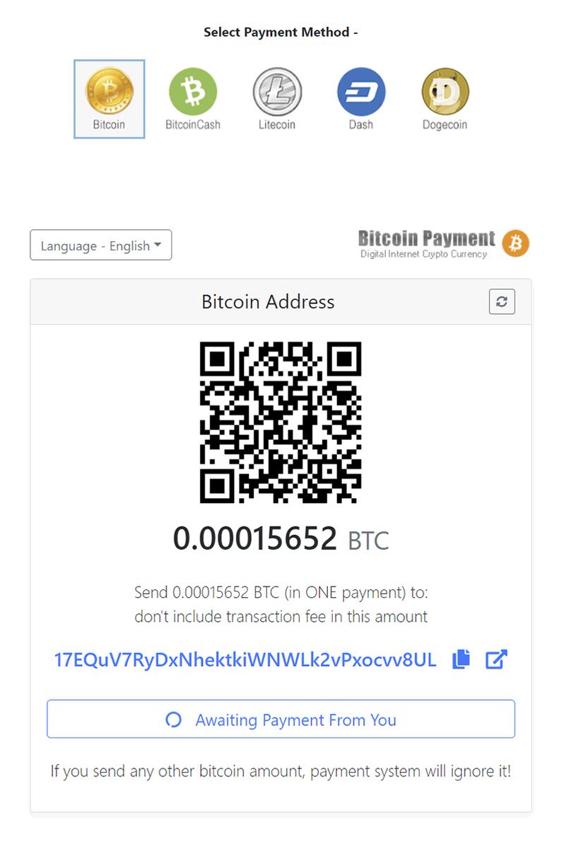 create bitcoin address php