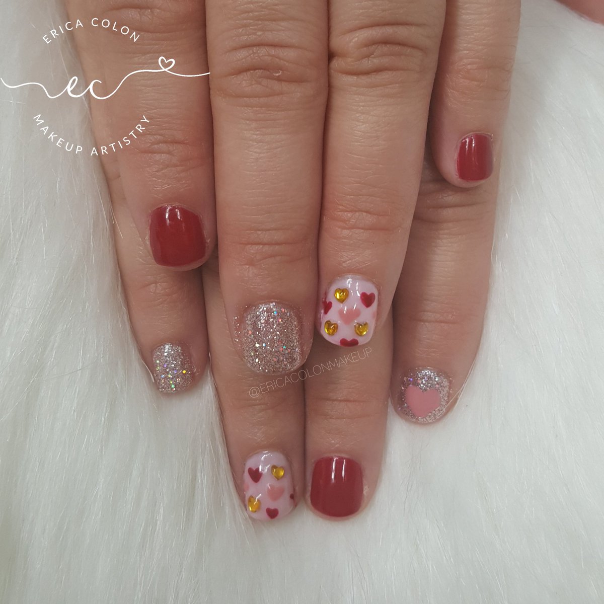 EColonMakeup's tweet photo. SWIPE ⬅️⬅️ ❤❤ Valentine's Day Nails  ❤❤ Gel Polishes: @Gelish Backstage Beauty and June Bride / @OPI_PRODUCTS Bubble Bath / @CNDWorld Rose Bud
#EricaColonMakeup #Nails #NailPolish #NailTech #NailArt #NailArtist #Mani #Manicure #OPI #Gelish #Gel #GelManicure  #LancasterPA https://t.co/TmWYNTu65A