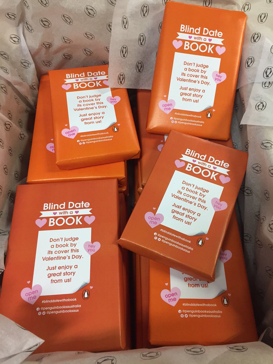 Celebrate Valentine's Day and fall in love with a new book with Penguin Random House #blinddatewithabook which will see books including The Tea Gardens dropped in street libraries around Syd/Mel, and on public rail transport throughout Australia tomorrow!