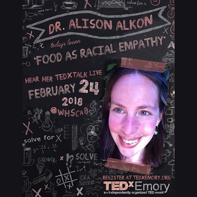 TEDxEmory's tweet photo. ||TEDxEmory 2018 Speaker|| We are so excited to release our first speaker! Alison Hope Alkon is a professor of sociology and food studies at University of the Pacific, where she teaches and writes about the relationship between food, environmental sustai… https://t.co/CKEqBL2en1 https://t.co/jpLVsSVSqM