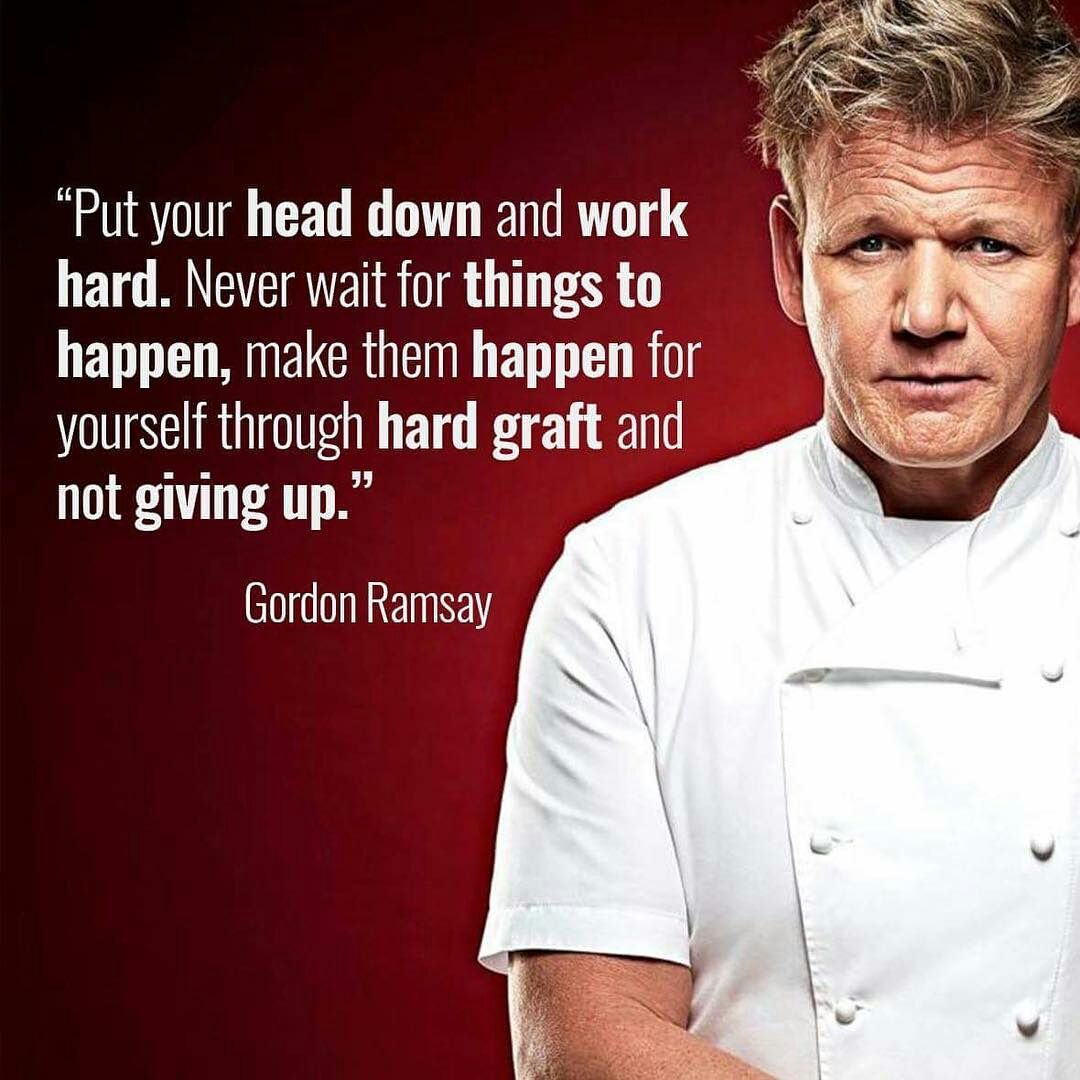 Never wait for things to happen, make them happen for yourself through hard graft and not giving up.  @GordonRamsay  #TuesdayThoughts #HardWorkAlwaysPaysOff #InspireThemRetweetTuesday #SuccessTRAIN #Anvesh #RT