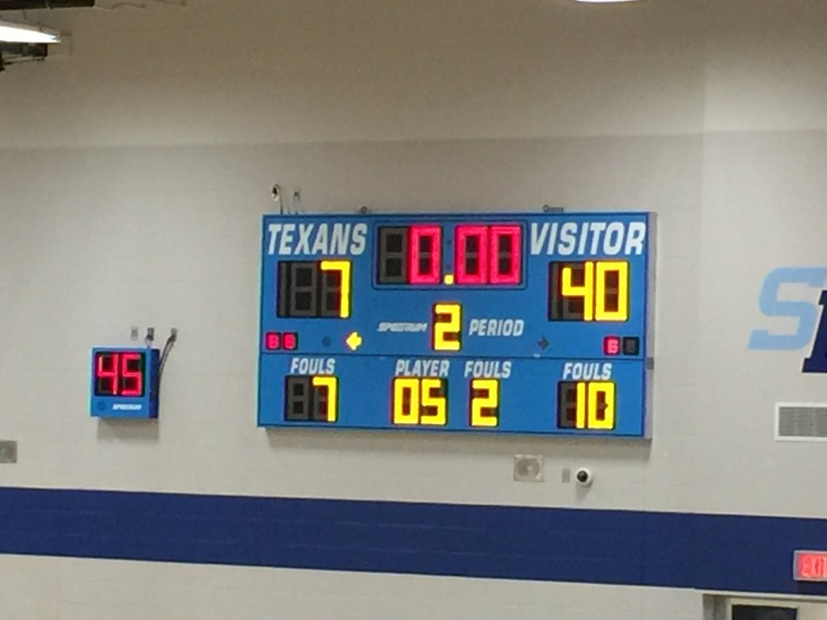 Halftime! SCHS Lady Bulldogs up vs Pasadena Memorial!  Playoffs baby! #schsweareone #HumbleISD