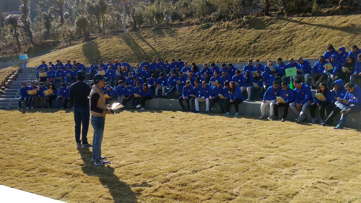 Nu_Turns's tweet photo. We facilitated Diamonds of Amazonia - a gamified learning experience/ business simulation for @Sony for 130 people in @JWMarriott , Mussoorie https://t.co/KwRwtqf75B