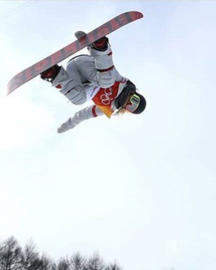 This girl just SENT IT! @chloekimsnow #Olympicgold