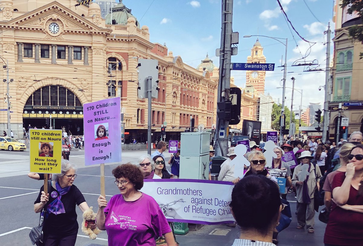 Grandmothers against detention ✊ #bearsonstairs #safeandfree @WVAnews