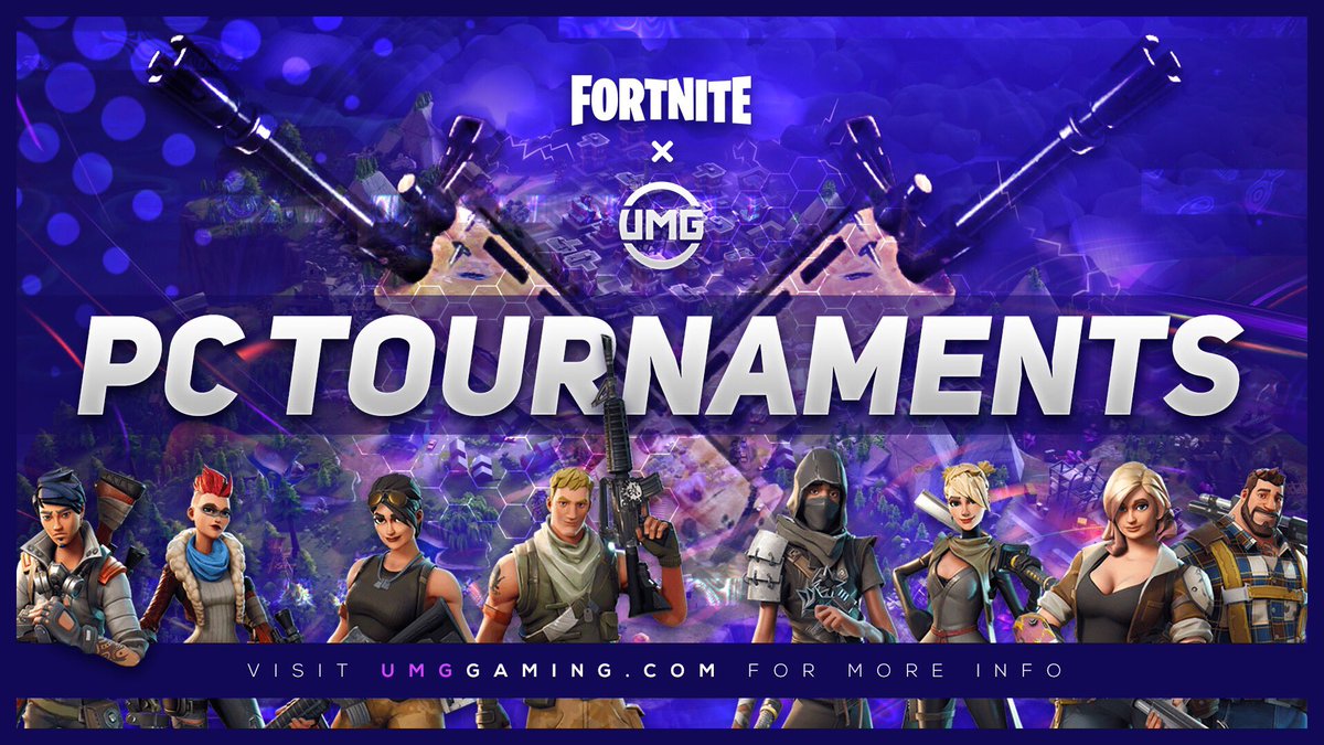 umg events on twitter the free entry 200 2v2 pc fortnite tournament has been extend 15 minutes finalize your roster quickly the battle bus departs - fortnite free tournaments