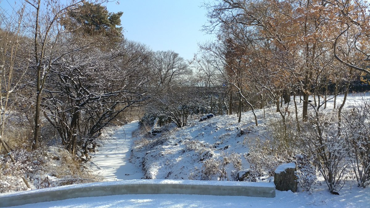 BeDaRich's tweet photo. 밤사이 기습적으로 내린 눈에 취약지 제설작업중..

동네 경관이 너무 아름다워 그만... 셔터를 눌러버렸습니다.

금토동의 설경, 어떠신가요? ^^

#성남시 #시흥동 #설경 https://t.co/bmZdWTztjG