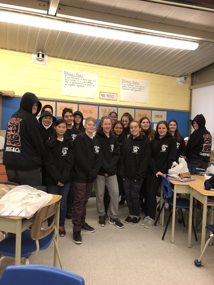 Our soon to be grads look awesome in their grad hoodies! #HWDSBFOS3 #graduation2018