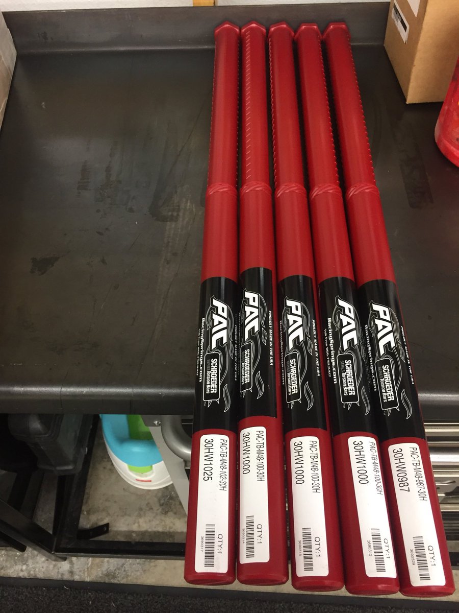 Big shoutout to <a href="/PACRacing/">PAC Racing</a> for getting me hooked up with the best torsion bars in the business!