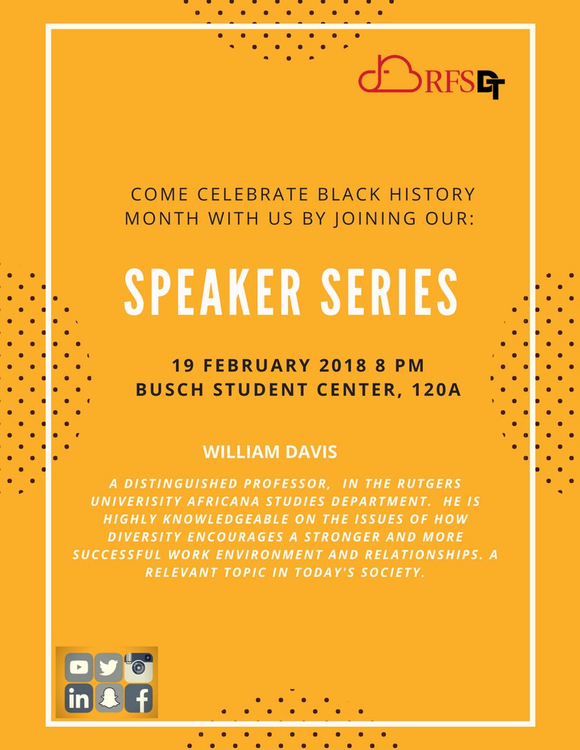 RFSdReamteam's tweet photo. Celebrate Black history month with us by attending our first Speaker series of the Year!! #rfsdreamteam #BlackHistoryMonth https://t.co/JaLyrZxQxu