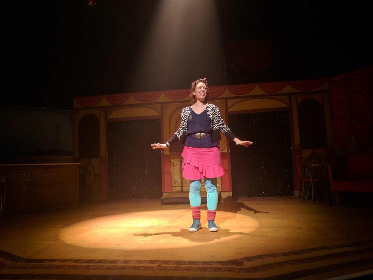 ImprovStrictly's tweet photo. Lucy Trodd (@LucyTrodd) appeared as Kylie Meringue, another rival dancer hoping to take the title at the dance contest. Despite her accent she's come all the way from Manchester https://t.co/XSZwZMG7p5