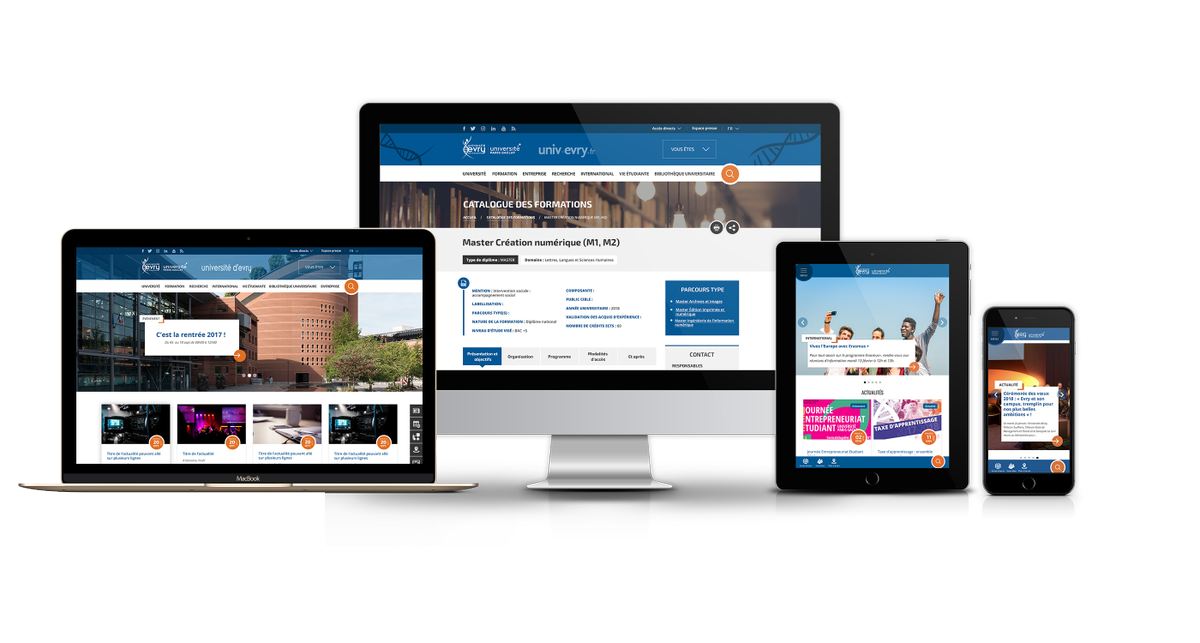 Voici notre troisième réalisation pour un établissement d'enseignement supérieur : Le nouveau site internet de l'université d'Évry ! #typo3 #solr #ldap archriss.fr/2018/02/nouvea…