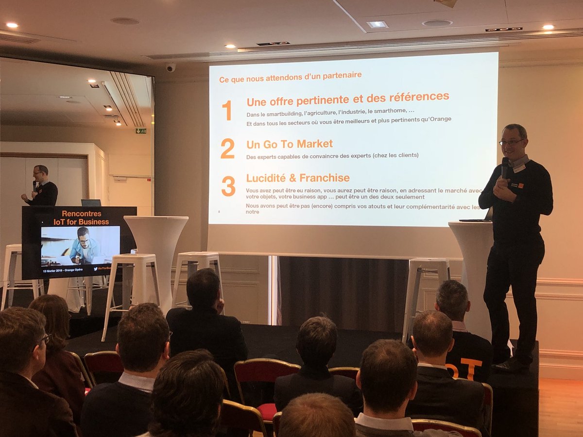 orangebusiness's tweet image. #IoTforBusiness « @orange a choisi une approche à la fois organique et partenariale de l’ #IoT » @OndetOlivier - VP IoT &amp;amp; Analytics Orange Business Services