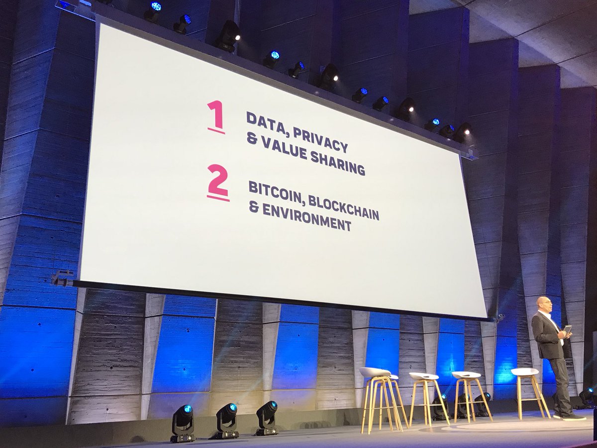 PPC's tweet image. Deux enjeux majeurs présentés par Thierry Happe,co-fondateur de #NetExplo
