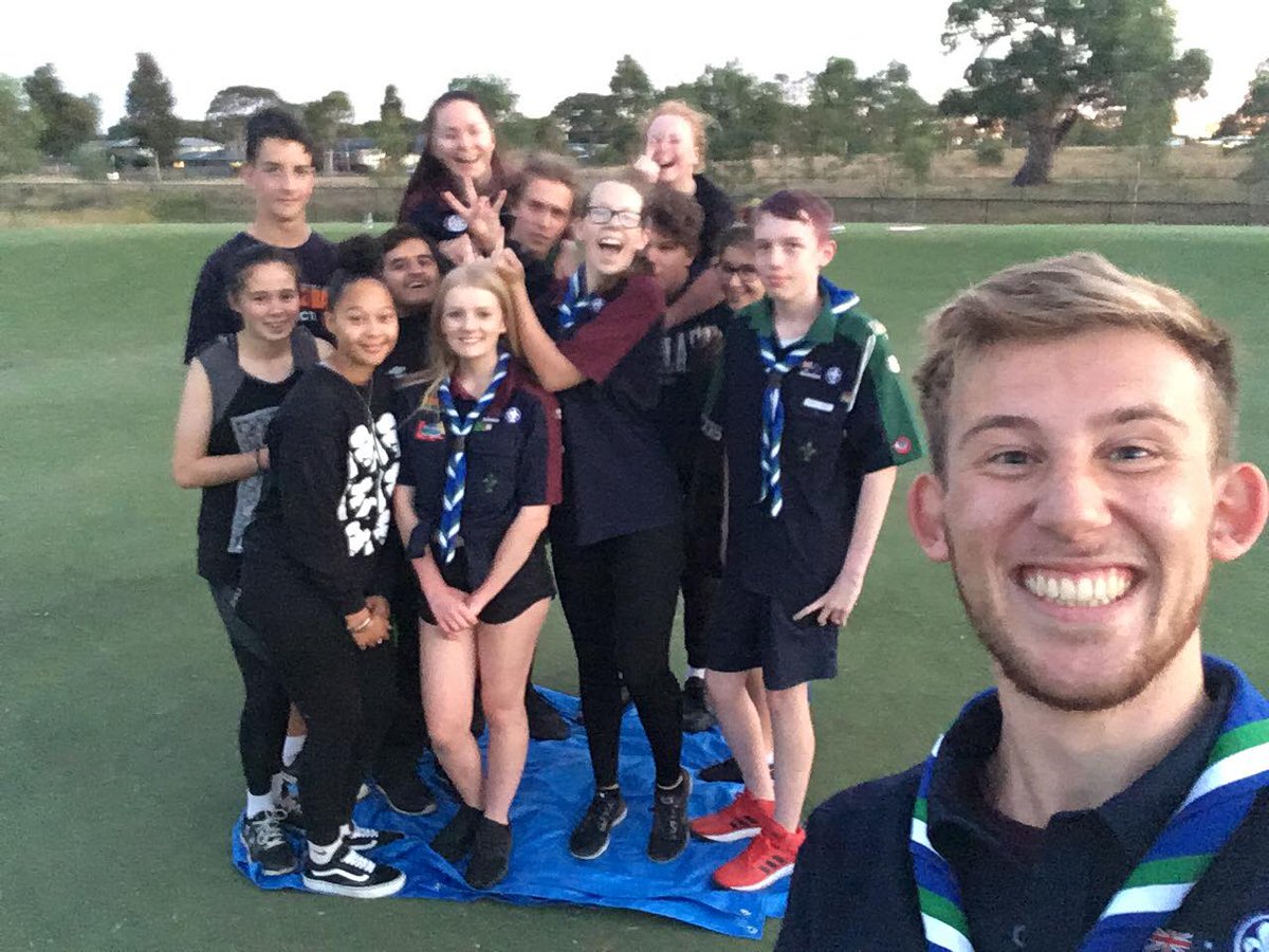 sthmorangscouts's tweet photo. These Venturers are amazing! They have worked super hard for a long time to grow their unit &amp; run a fun, challenging program. Their efforts are paying off &amp; they are now reaping the rewards with more young people each week! #fun #adventure #friends #skillsforlife @ScoutsVic https://t.co/JzKz0UywkP