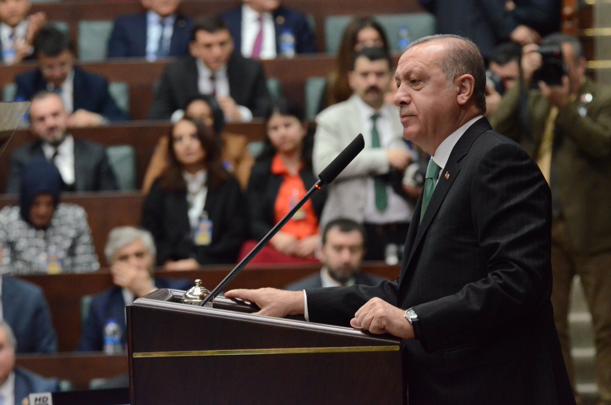 drbetulsayan's tweet photo. Cumhurbaşkanımız: "Bizi vururlarsa sert karşılık veririz diyenlerin, ömürlerinde hiç Osmanlı tokadı yemediği açık." https://t.co/OzLKMm1T9a