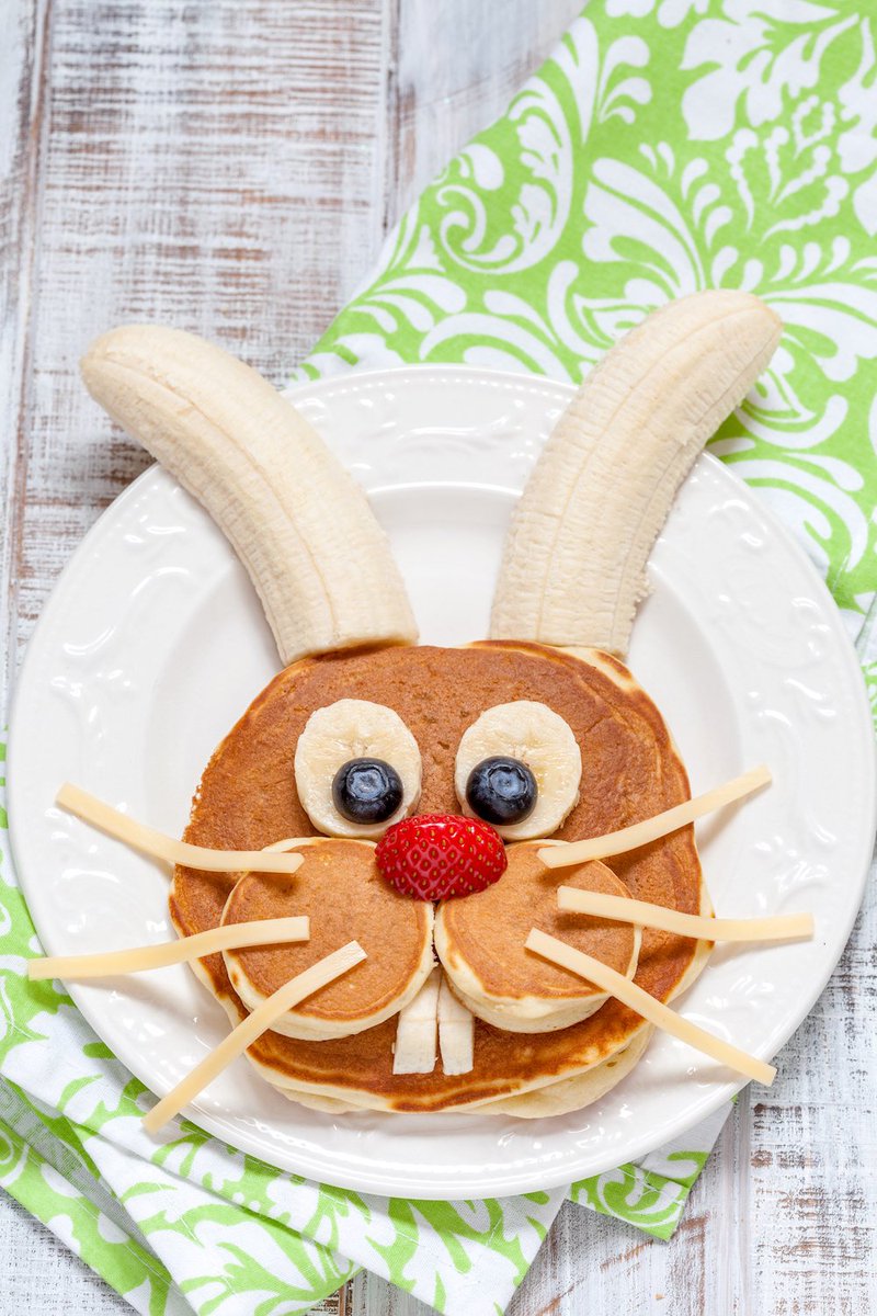 naturesfeast's tweet photo. Don't forget that it's #pancakeday2018 today. We found these clever rabbit creations. Have a go yourself :-) https://t.co/NwOW6WN21i