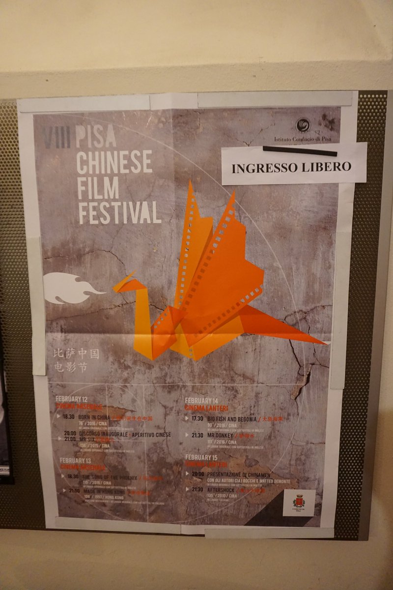 ChinaSantAnna's tweet photo. 谢谢你们！Alcune foto dell'inaugurazione del #PCFF2018, vi ringraziamo ancora, eravate tantissimi! L'album completo sulla pagina FB del #ConfucioPisa: https://t.co/Ph5xLahe3W #PisaChineseFilmFestival https://t.co/3J73PvZe9Y