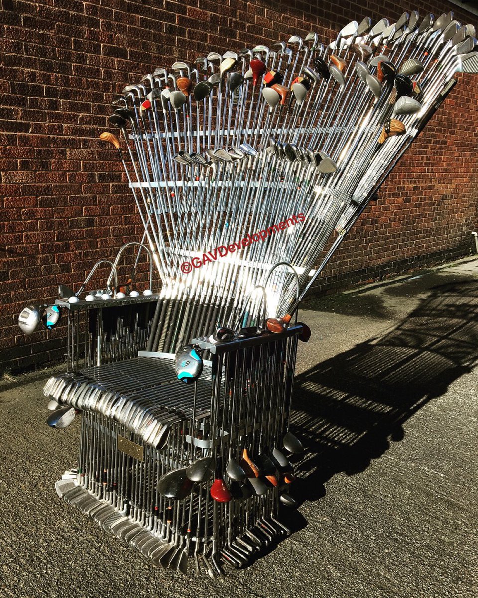 GAVDevelopments's tweet image. The Golf Throne ⛳️  #Golfing #Throne #GolfClubs #Reposted