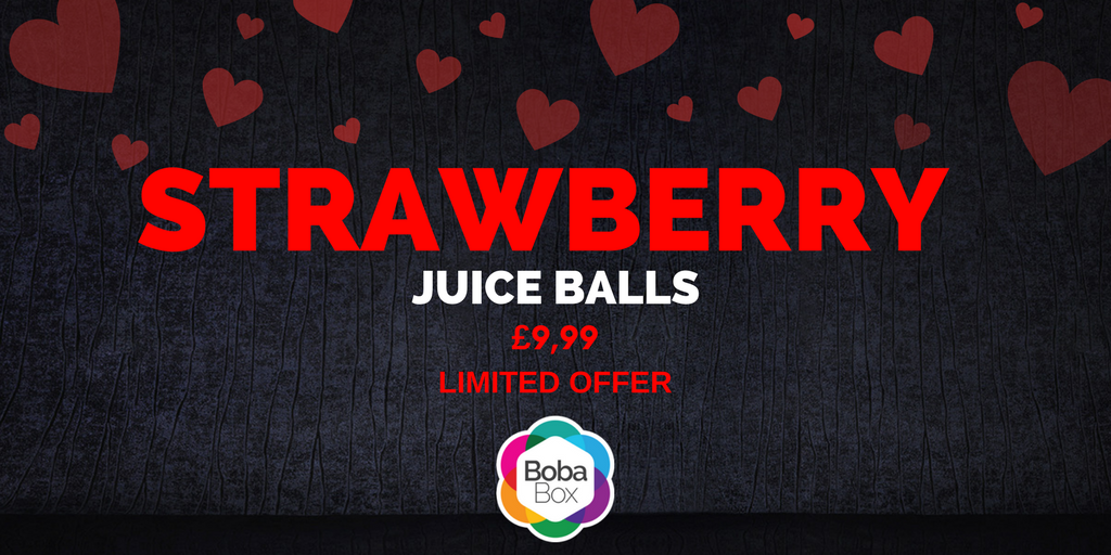 BobaBoxUK's tweet photo. Make your #ValentinesDay special with our premium STRAWBERRY JUICE BALLS. LIMITED OFFER. £9,99 per tub.
#BobaBoxUK #ValentinesDay2018 #promotionalproducts #promotion https://t.co/wrmzydFEi3