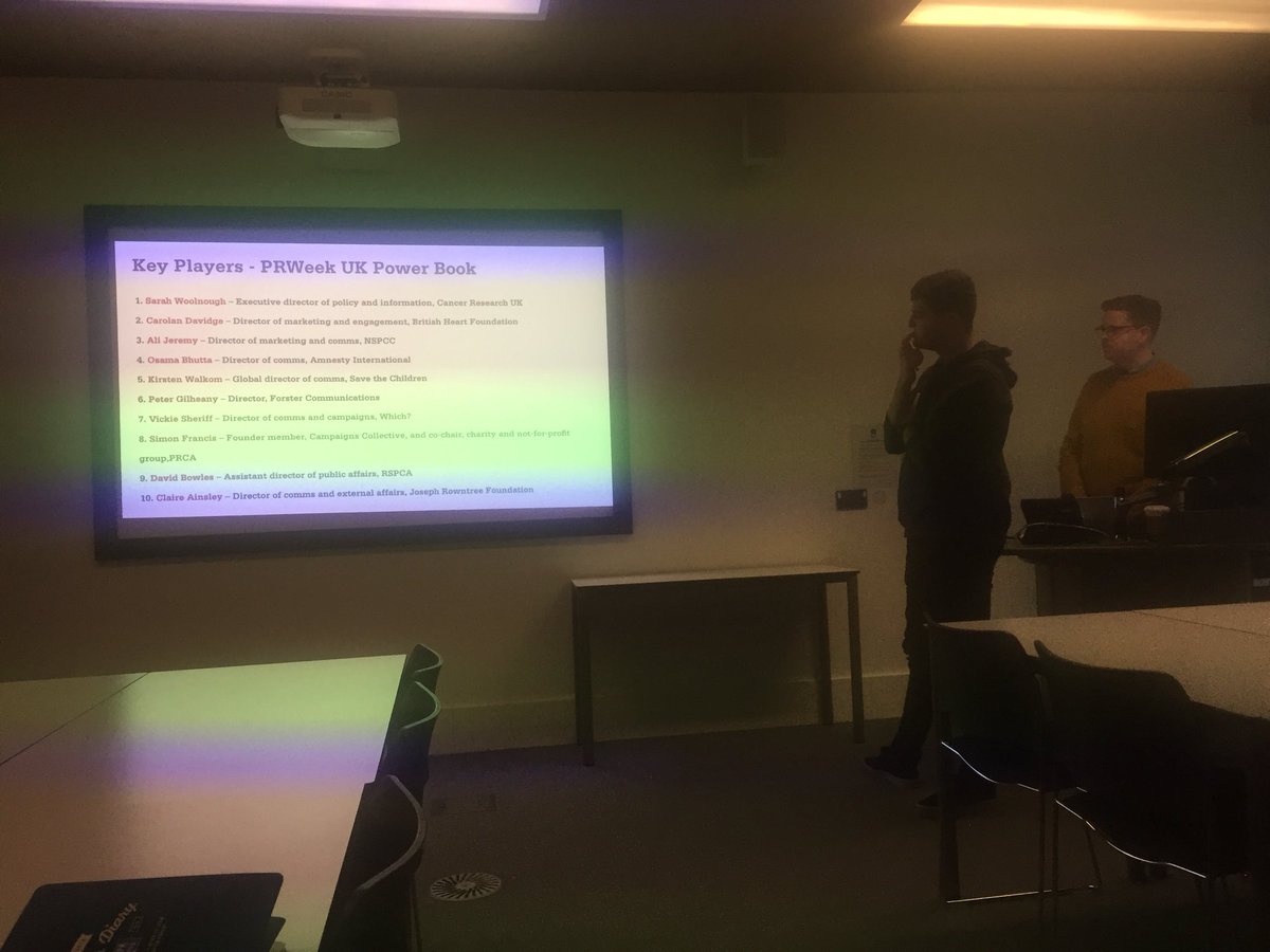 josephcullen's tweet image. @DanWilsonPR and @MarkPCarrington gave us some brilliant insight into the charity PR sector today... reputation is key and the #oxfamscandal is doing the sector no favours! #comms