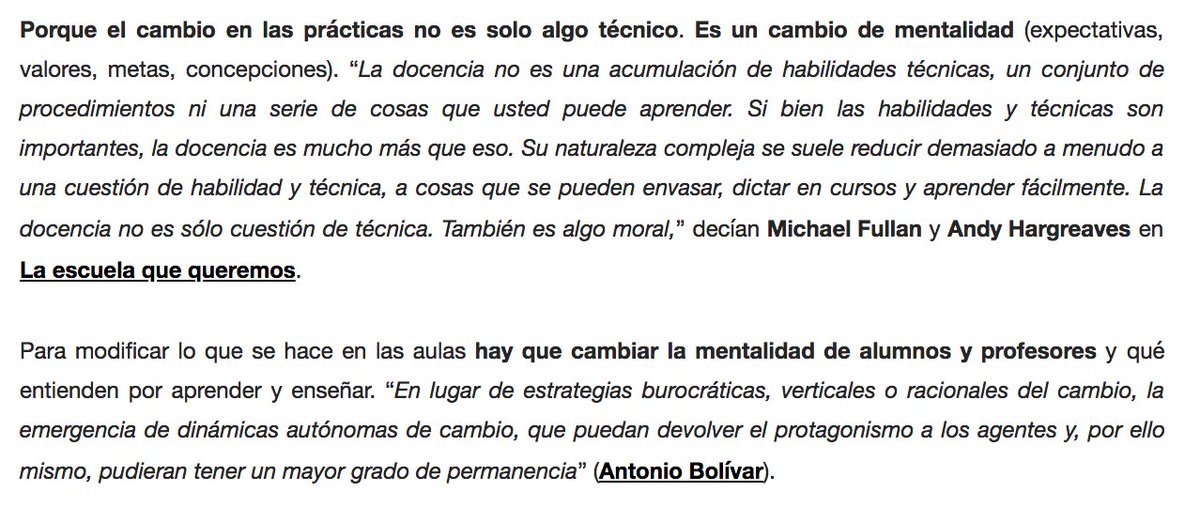 c_magro's tweet photo. El cambio en las prácticas escolares no es algo técnico. Es un cambio de mentalidad https://t.co/FryX6iRpak https://t.co/uDHvqmb4TP
