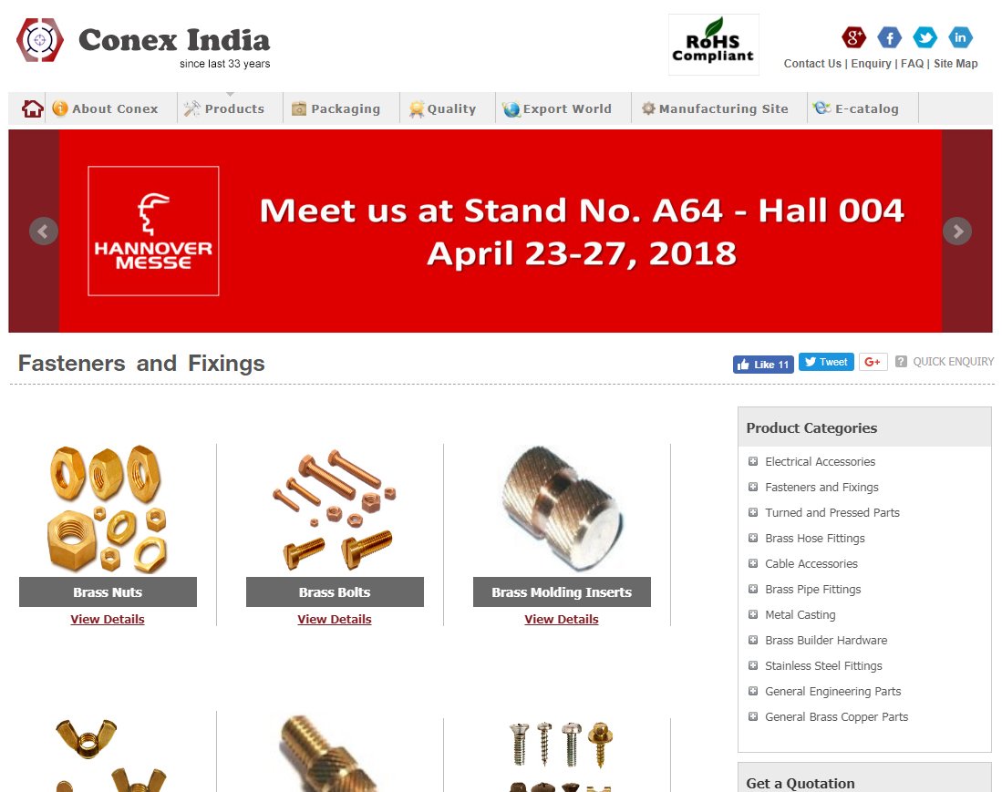 Conexscrews's tweet photo. https://t.co/v6CoAeAR51
conexindia #conexindia #BrassNuts #Brassscrews #BrassBolts #BrassAnchors #MoldingInserts #india #manufacturer #exporters #jamnagarindia https://t.co/OagY8oUWdK