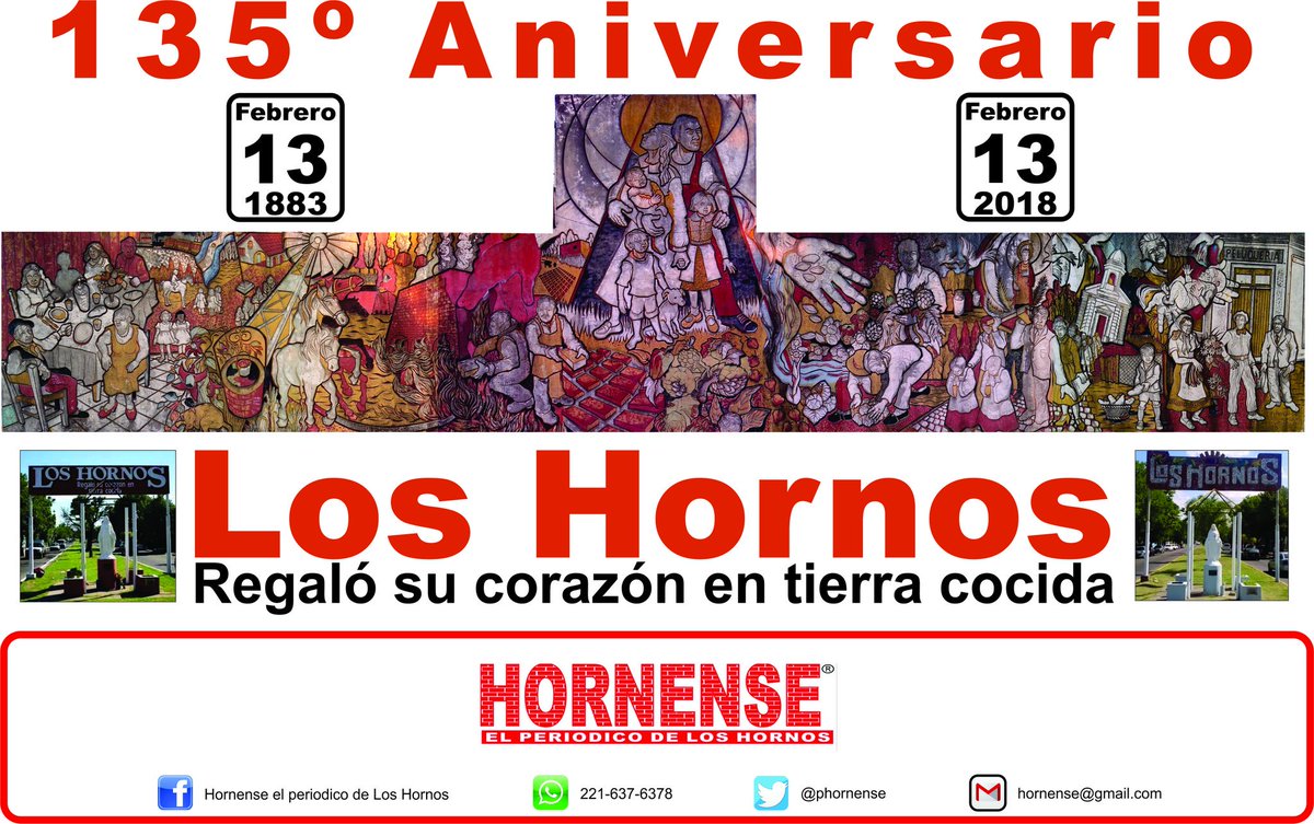 phornense's tweet photo. Feliz 135° #Aniversario #LosHornos https://t.co/mBJkVLuhnB
