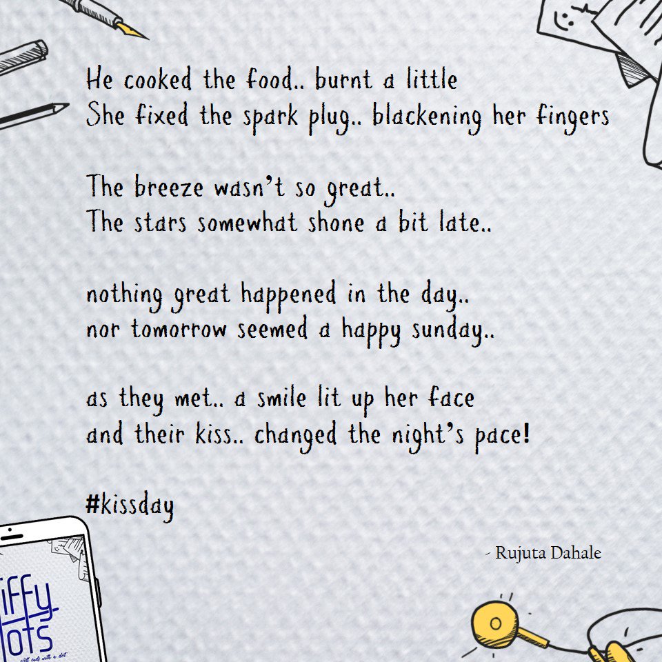 jiffy_jots's tweet photo. #micropoetry #microfiction #tinystory #tinystories #tinytales #iamwriting #amwriting #flashfiction #Valentinesweek #shortstories #writingideas #kissday #microprompt #tinypoem #poetry #fictionwriter #writer #twitterfiction #twitterliterature #writers #addiction #writerslife #poem https://t.co/Ea9yOEURQr