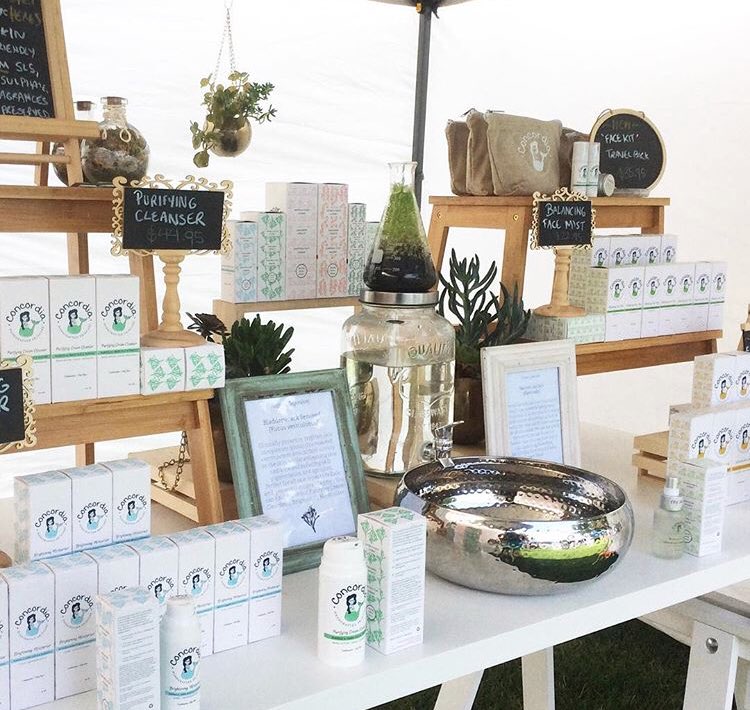 hobarttwilight's tweet photo. Skincare needs are all taken care of at this weeks @hobarttwilight #concordiaskincare #hobart #hobarttwilightmarket #tasmania https://t.co/rZq8tovwYu