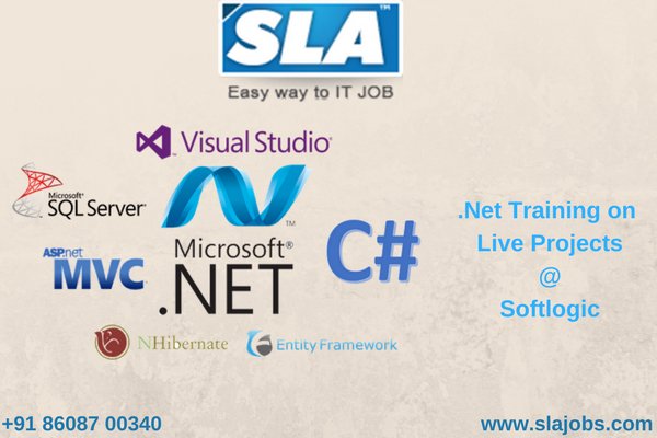 slajobschennai's tweet image. Complete Dotnet Industrial Training on Live Projects at Softlogic and Develop Your Career in IT industry..!!

For more Visit: bit.ly/2FXuE7i

#dotnettraininginchennai
#dotnettrainingChennai
#dotnettraining
#csharptraining
#aspdotnettrainingChennai